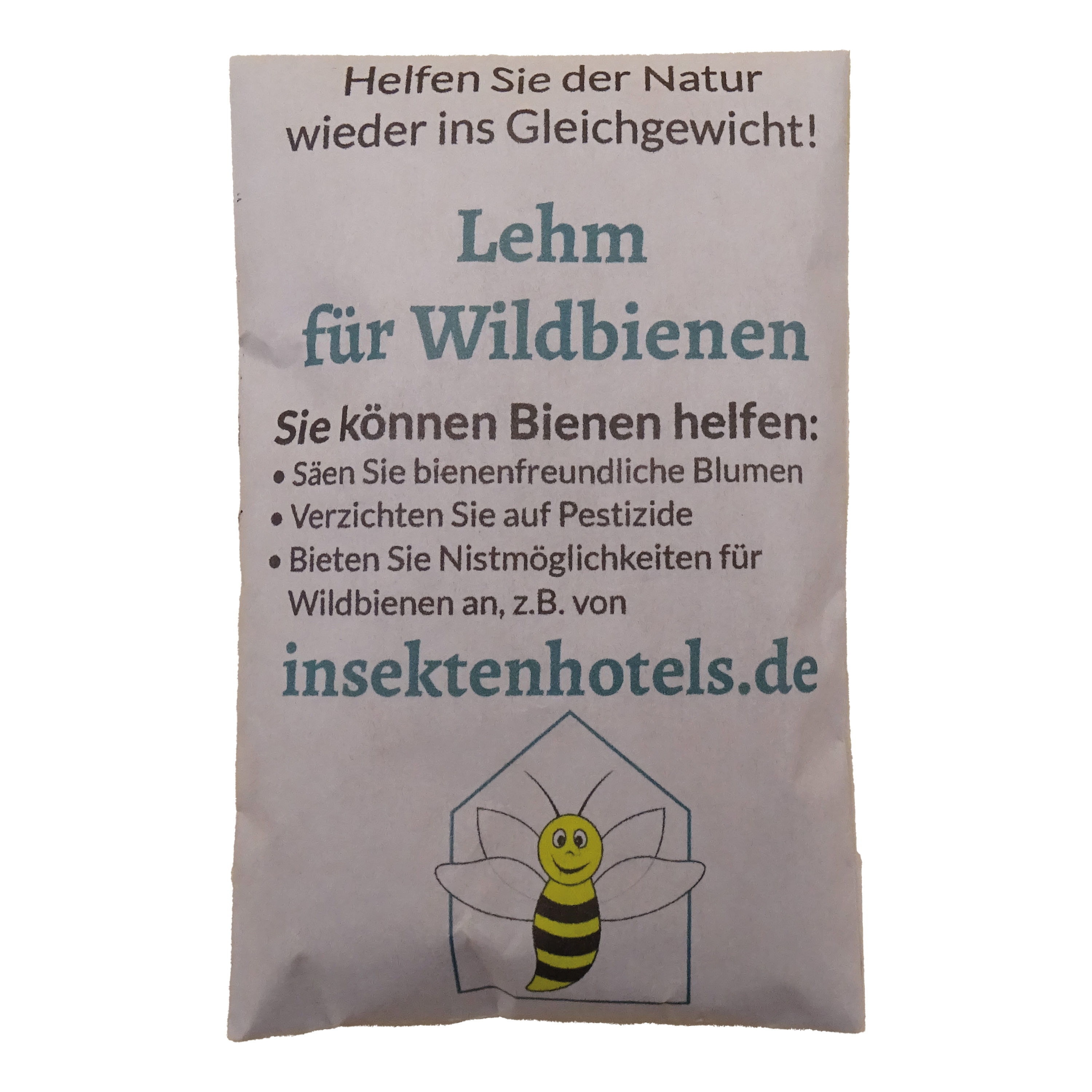 Wildbienenlehm - pur 0,1 kg