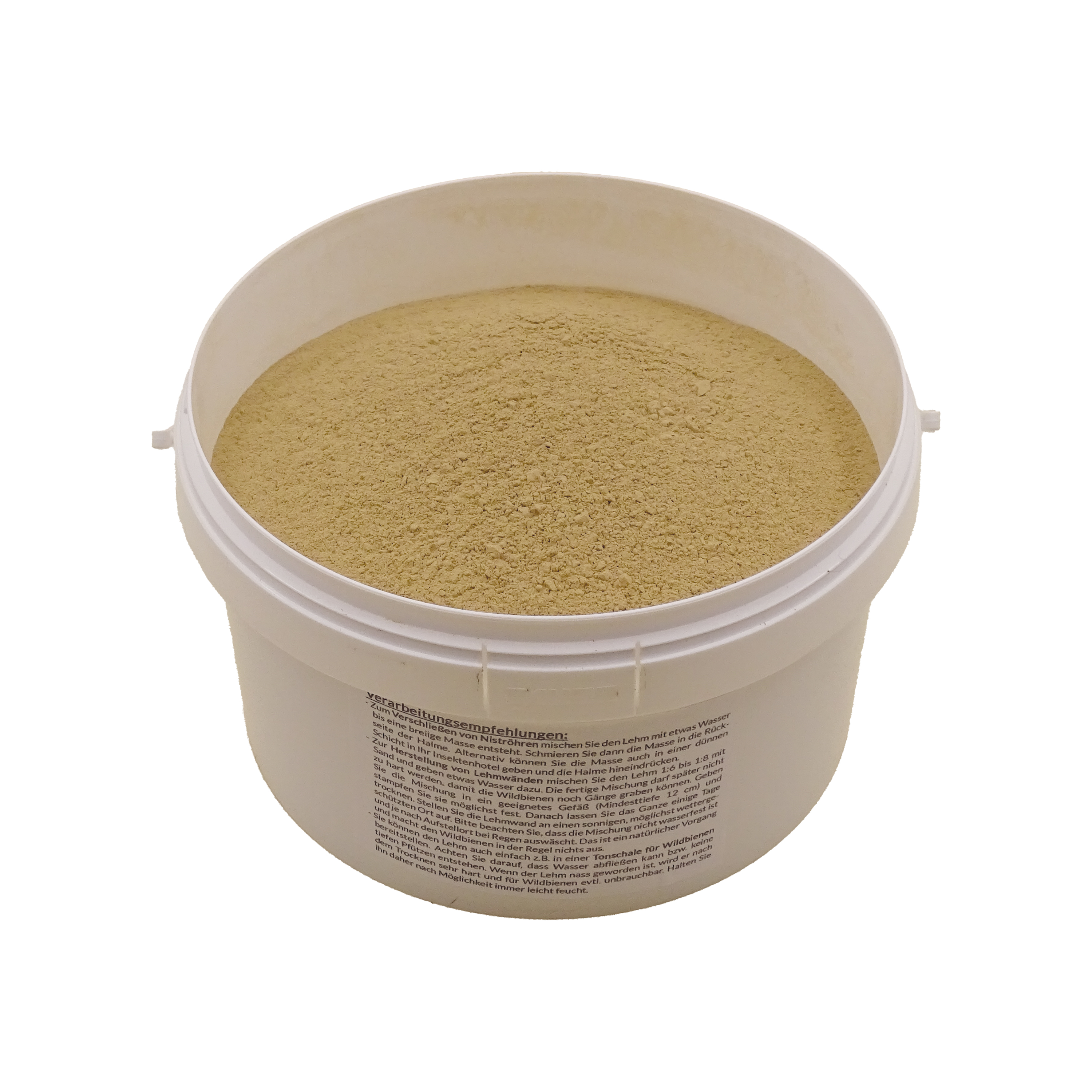 Wildbienenlehm - pur 2,5 kg
