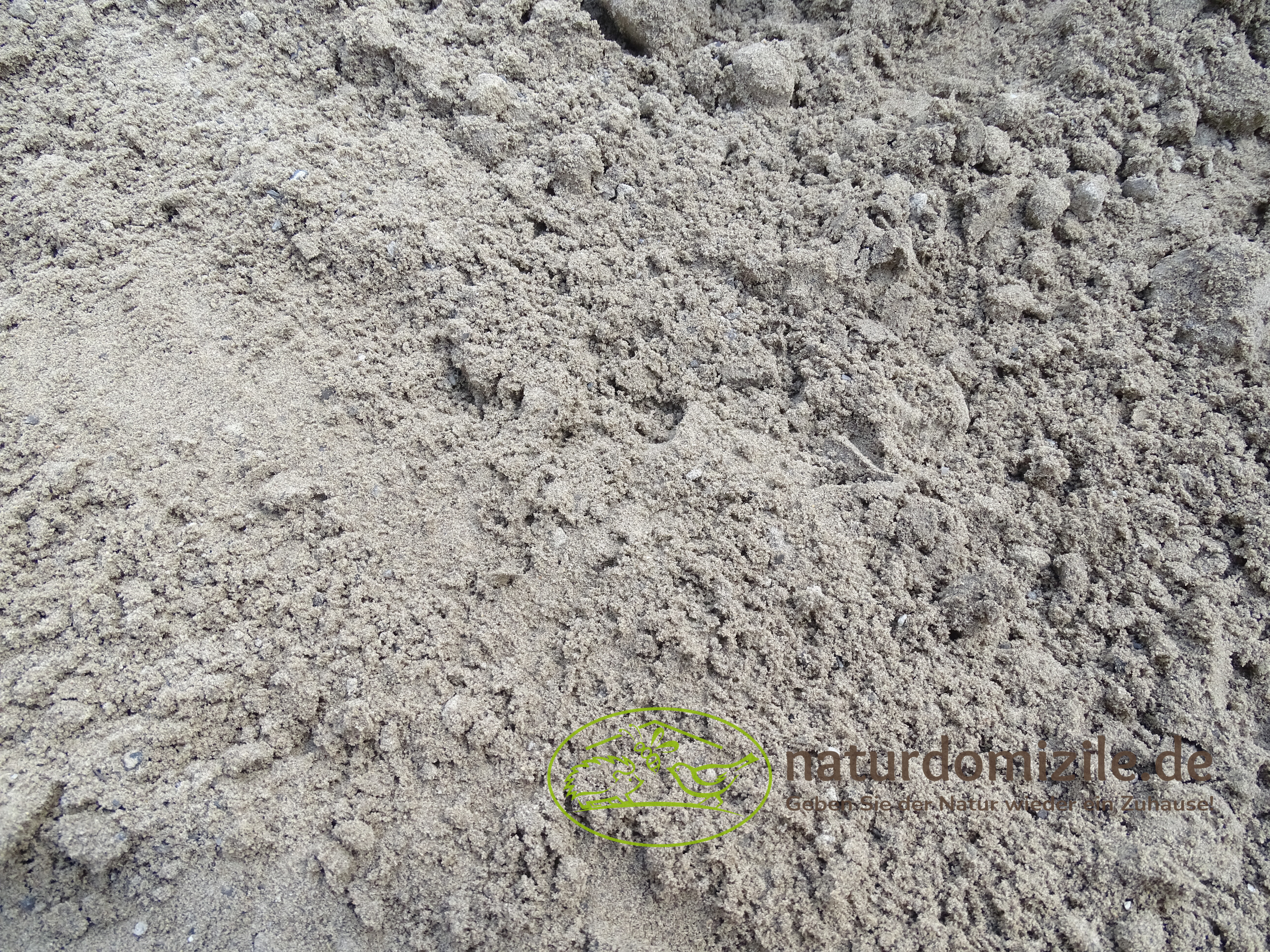 Wildbienensand mit Schichtmauer Elbtaler für Sandarium 0,5 m²